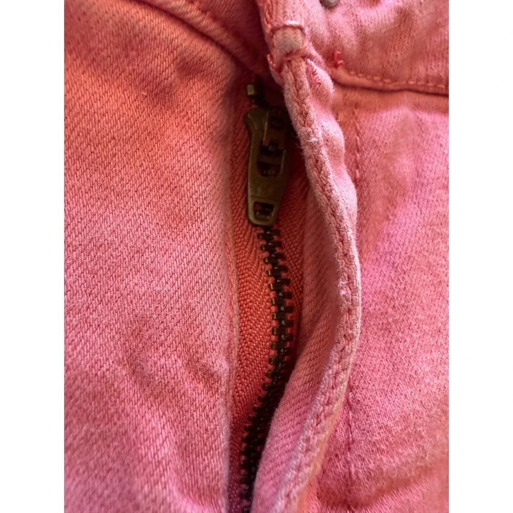 Celebrity Pink Denim Shorts Womens 3/26 Pink Excellent Cuffed Mid Rise Stretch